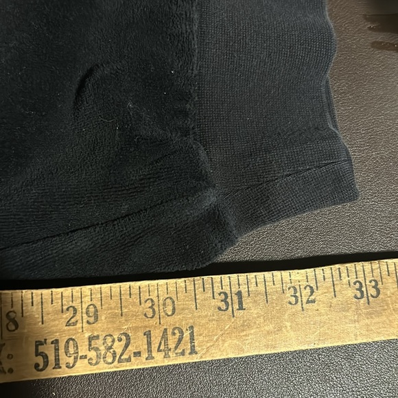 JUICY COUTURE blk velour jogging sweat pants S - Picture 9 of 10